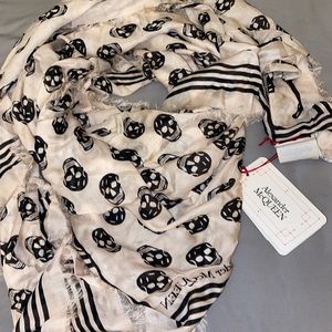 Alexander McQueen Biker Scarf. NWT